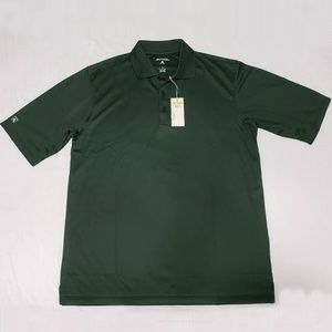 Antigua Exceed Dark Pine Green DesertDry Golf Polo